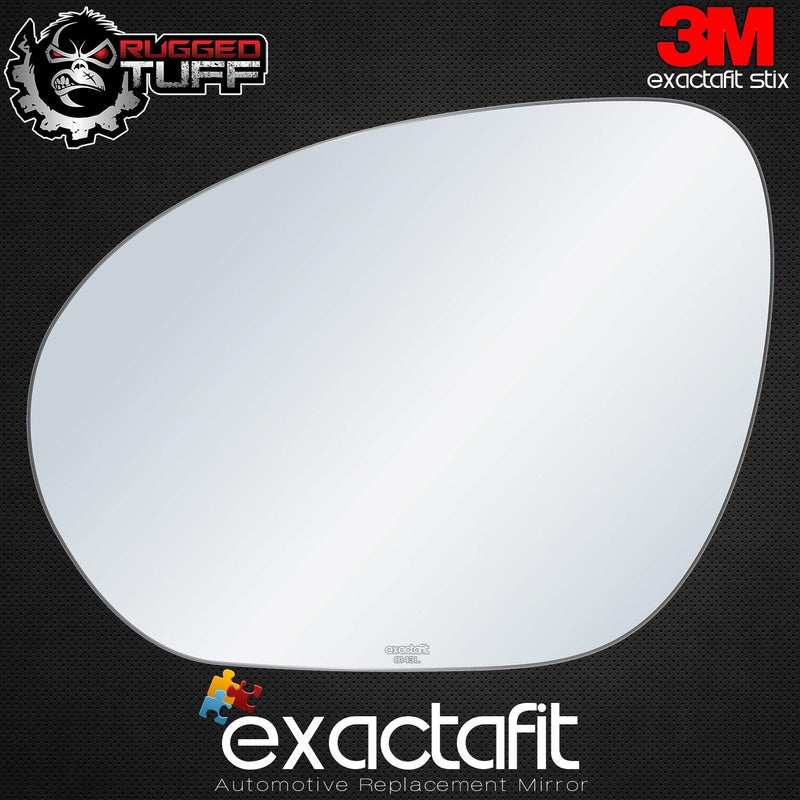 Rugged TUFF Driver Side Mirror Glass Replacement For 2009 2010 2011 2012 2013 2014 Nissan Cube, 2011-2014 Nissan Juke Left Door Mirrors with Adhesives exactafit 8143L - Image 3